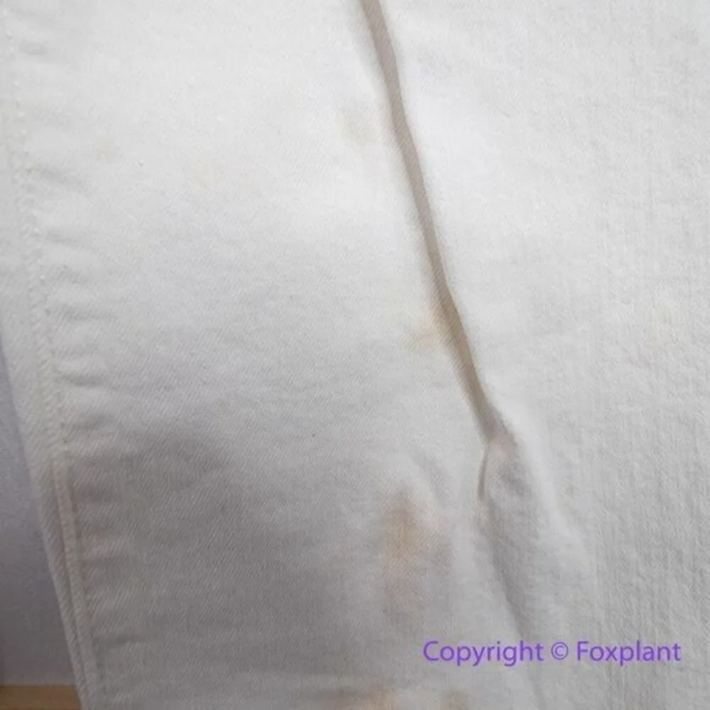 Madewell The Perfect Vintage Straight Jean in Tile White: Ripped-Knee, 27‎